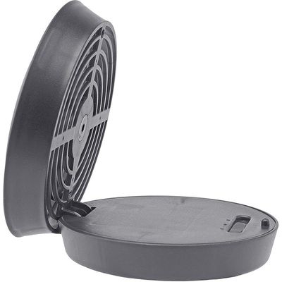 Treva 5 Inch Portable Fan, Battery Operated Or Usb Connected Cooling - Grey
