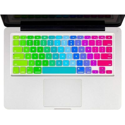 Kuzy Keyboard New Rainbow Silicone Case For Macbook Pro 13