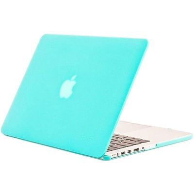 Kuzy Rubberized Hard Cover Case For Macbook Pro 13 Inch With Retina Display - Teal
