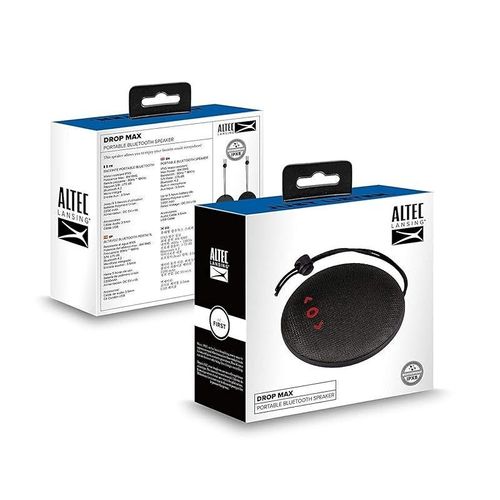 Altec Lansing Drop Max Bluetooth Speaker - Black