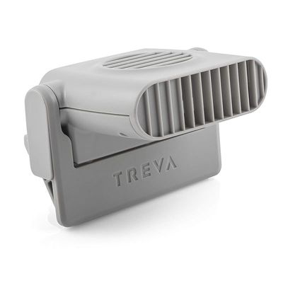 Treva Battery Operated Portable Mini Clip On Fan - Grey