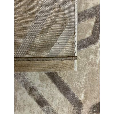Dominos Rug-Geometric Style-Beige-Brown-150 x 230 cm (4.9 x 7.5 ft)