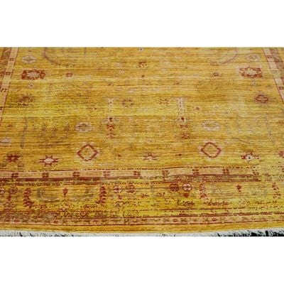 Pollux Rug-Vintage Style-Yellow-Orange-160 x 250 cm (5.2 x 8.2 ft)