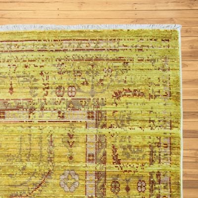 Pollux Rug-Vintage Style-Yellow-Orange-160 x 250 cm (5.2 x 8.2 ft)