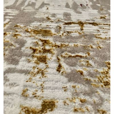 Athena Rug-Abstract Style-Beige-Red-150 x 230 cm (4.9 x 7.5 ft)