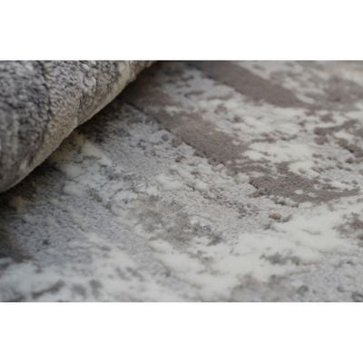 Gurel Rug-Abstract Style-Grey-White-200 x 300 cm (6.6 x 9.8 ft)