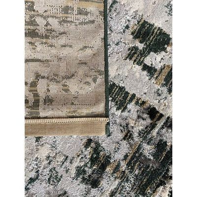 Rhea Rug-Abstract Style-Grey-Green-200 x 300 cm (6.6 x 9.8 ft)