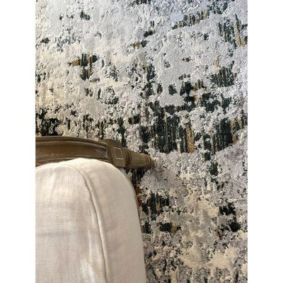 Rhea Rug-Abstract Style-Grey-Green-200 x 300 cm (6.6 x 9.8 ft)