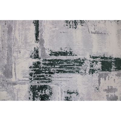 Pluto Rug-Abstract Style-Grey-Green-80 x 150 cm (2.6 x 4.9 ft)