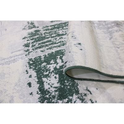 Pluto Rug-Abstract Style-Grey-Green-80 x 150 cm (2.6 x 4.9 ft)