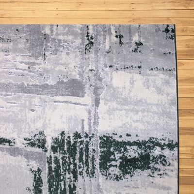 Pluto Rug-Abstract Style-Grey-Green-80 x 150 cm (2.6 x 4.9 ft)