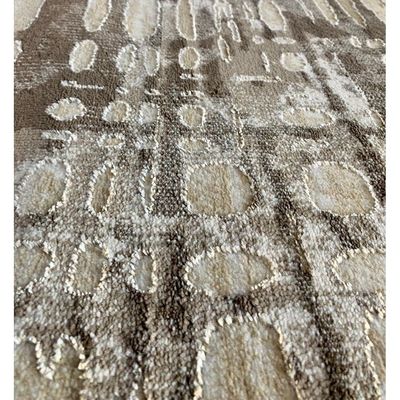 Patra Rug-Abstract Style-Beige-Brown-150 x 230 cm (4.9 x 7.5 ft)