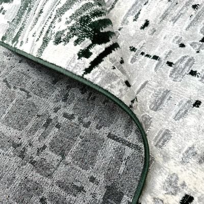 Piraeus Rug-Abstract Style-Grey-Green-250 x 350 cm (8.2 x 11.5 ft)