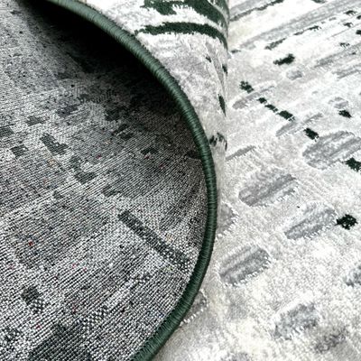 Piraeus Rug-Abstract Style-Grey-Green-300 x 400 cm (9.8 x 13.1 ft)