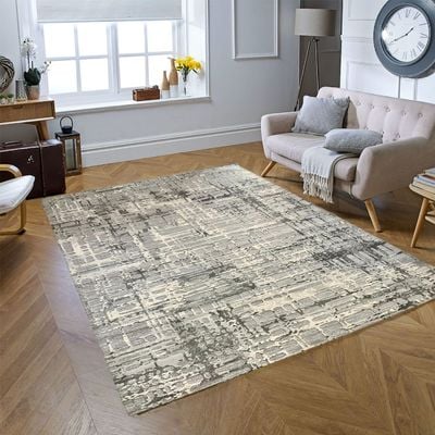 Pallas Rug-Abstract Style-Grey-80 x 150 cm (2.6 x 4.9 ft)