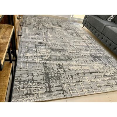 Pallas Rug-Abstract Style-Grey-150 x 230 cm (4.9 x 7.5 ft)