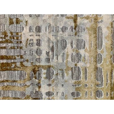 Pricus Rug-Abstract Style-Grey-Gold-80 x 150 cm (2.6 x 4.9 ft)