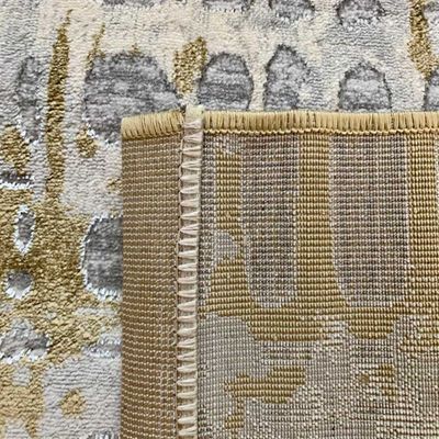 Pricus Rug-Abstract Style-Grey-Gold-200 x 300 cm (6.6 x 9.8 ft)