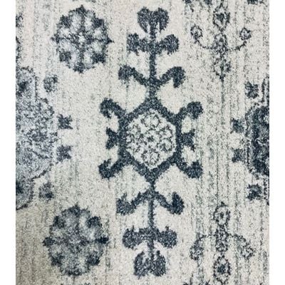 Kavala Rug-Vintage Style-Cream-Grey-80 x 150 cm (2.6 x 4.9 ft)