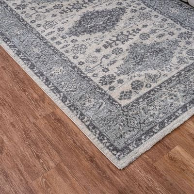Kavala Rug-Vintage Style-Cream-Grey-300 x 400 cm (9.8 x 13.1 ft) Kavala Rug-Vintage Style-Cream-Grey-300 x 400 cm (9.8 x 13.1 ft)
