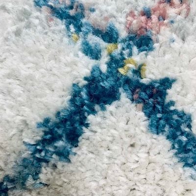 Chalkida Rug-Moroccan Inspired Style-Cream-Multi-colour-200 x 300 cm (6.6 x 9.8 ft)