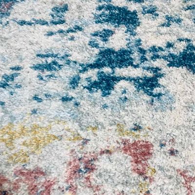 Serres Rug-Abstract Style-Cream-Multi-colour-200 x 300 cm (6.6 x 9.8 ft) Serres Rug-Abstract Style-Cream-Multi-colour-200 x 300 cm (6.6 x 9.8 ft)