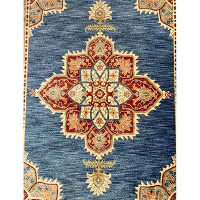 Komotini Rug-Traditional Style-Blue-Beige-200 x 300 cm (6.6 x 9.8 ft)