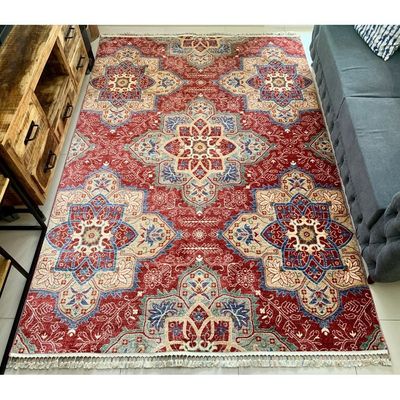 Mensa Rug-Traditional Style-Red-200 x 300 cm (6.6 x 9.8 ft)