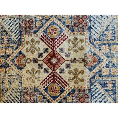 Lepus Rug-Traditional Style-Beige-Blue-250 x 350 cm (8.2 x 11.5 ft)