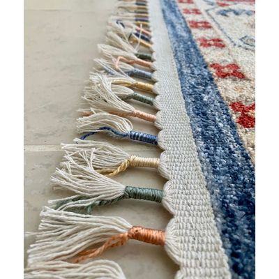 Otika Rug-Traditional Style-Beige-Red-Blue-200 x 300 cm (6.6 x 9.8 ft)