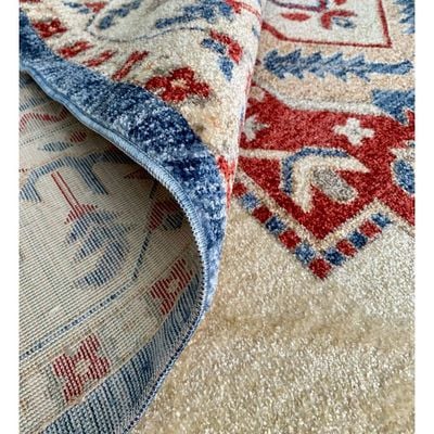 Otika Rug-Traditional Style-Beige-Red-Blue-200 x 300 cm (6.6 x 9.8 ft)