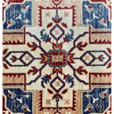 Otika Rug-Traditional Style-Beige-Red-Blue-200 x 300 cm (6.6 x 9.8 ft)