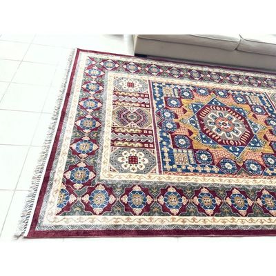 Agrinio Rug-Traditional Style-Beige-Red-200 x 300 cm (6.6 x 9.8 ft)