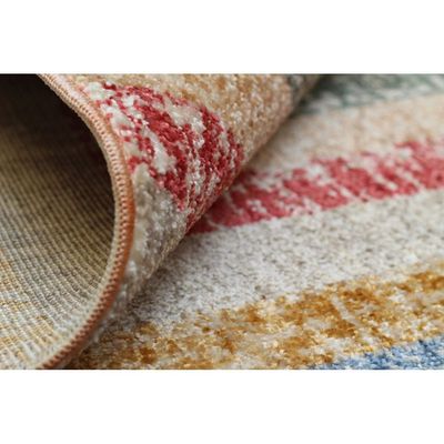 Gemini Rug-Geometric Style-Multi-coloured-Stripes-coloured-150 x 230 cm (4.9 x 7.5 ft)