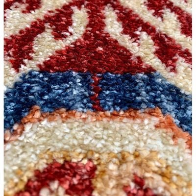 Tartar Rug-Traditional Style-Beige-Blue-200 x 300 cm (6.6 x 9.8 ft)