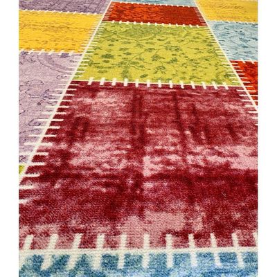 Rainbow Rug-Vintage Style-Multi-Coloured-Coloured-150 x 220 cm (4.9 x 7.2 ft)