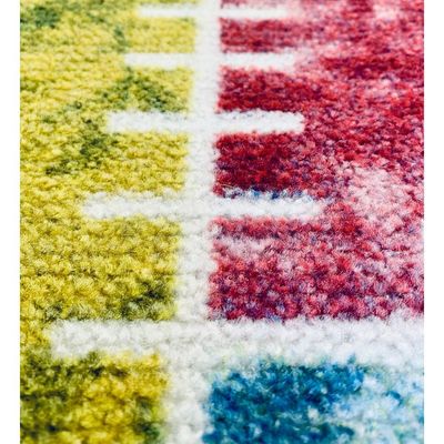 Rainbow Rug-Vintage Style-Multi-Coloured-Coloured-150 x 220 cm (4.9 x 7.2 ft)