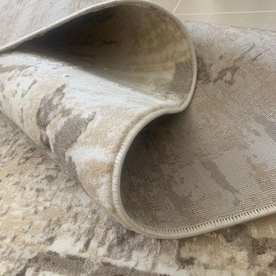 Prico Rug-Abstract Style-Beige-Cream-150 x 230 cm (4.9 x 7.5 ft)