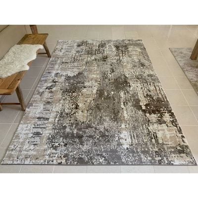 Prico Rug-Abstract Style-Beige-Cream-200 x 300 cm (6.6 x 9.8 ft)