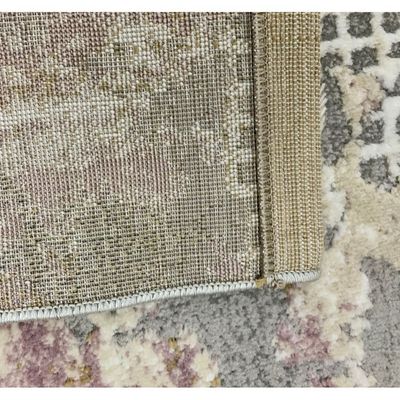 Diana Rug-Abstract Style-Grey-Pink-150 x 230 cm (4.9 x 7.5 ft)