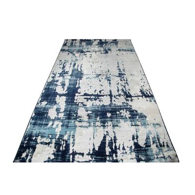 Jannet Rug-Abstract Style-Grey-Navy Blue-200 x 300 cm (6.6 x 9.8 ft)