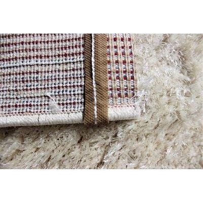 Cairo Rug-Fluffy / Shaggy Style-Cream-120 x 170 cm (3.9 x 5.6 ft)