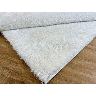 Cairo Rug-Fluffy / Shaggy Style-Cream-150 x 220 cm (4.9 x 7.2 ft)