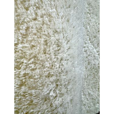 Cairo Rug-Fluffy / Shaggy Style-Cream-150 x 220 cm (4.9 x 7.2 ft)