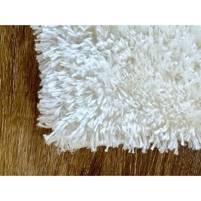 Cairo Rug-Fluffy / Shaggy Style-Cream-240 x 340 cm (7.9 x 11.2 ft)