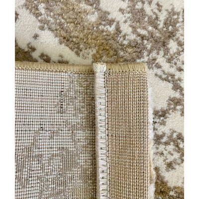 Gordon Rug-Abstract Style-Beige-Gold-150 x 230 cm (4.9 x 7.5 ft)