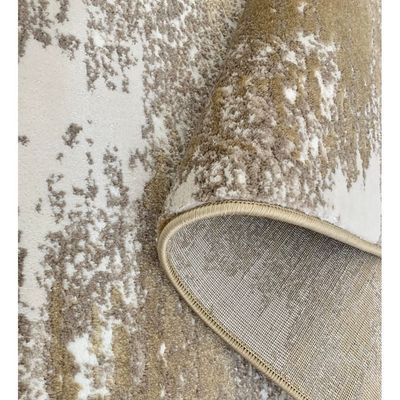 Gordon Rug-Abstract Style-Beige-Gold-250 x 350 cm (8.2 x 11.5 ft)