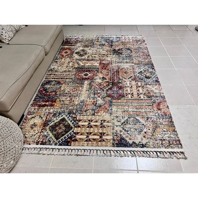 Rethymno Rug-Traditional Style-Beige-Salmon-200 x 300 cm (6.6 x 9.8 ft)