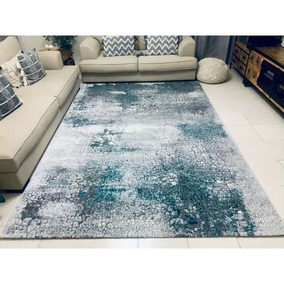 Gia Rug-Abstract Style-Green-200 x 290 cm (6.6 x 9.5 ft)
