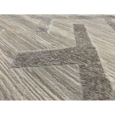 Kilkis Rug-Geometric Style-Beige-Cream-150 x 230 cm (4.9 x 7.5 ft)